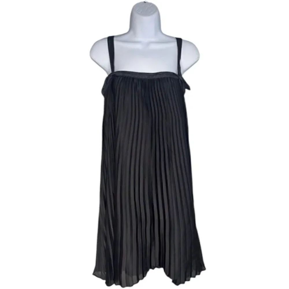G-Star RAW GS Plisse Sleeveless Dress Color Black Size S